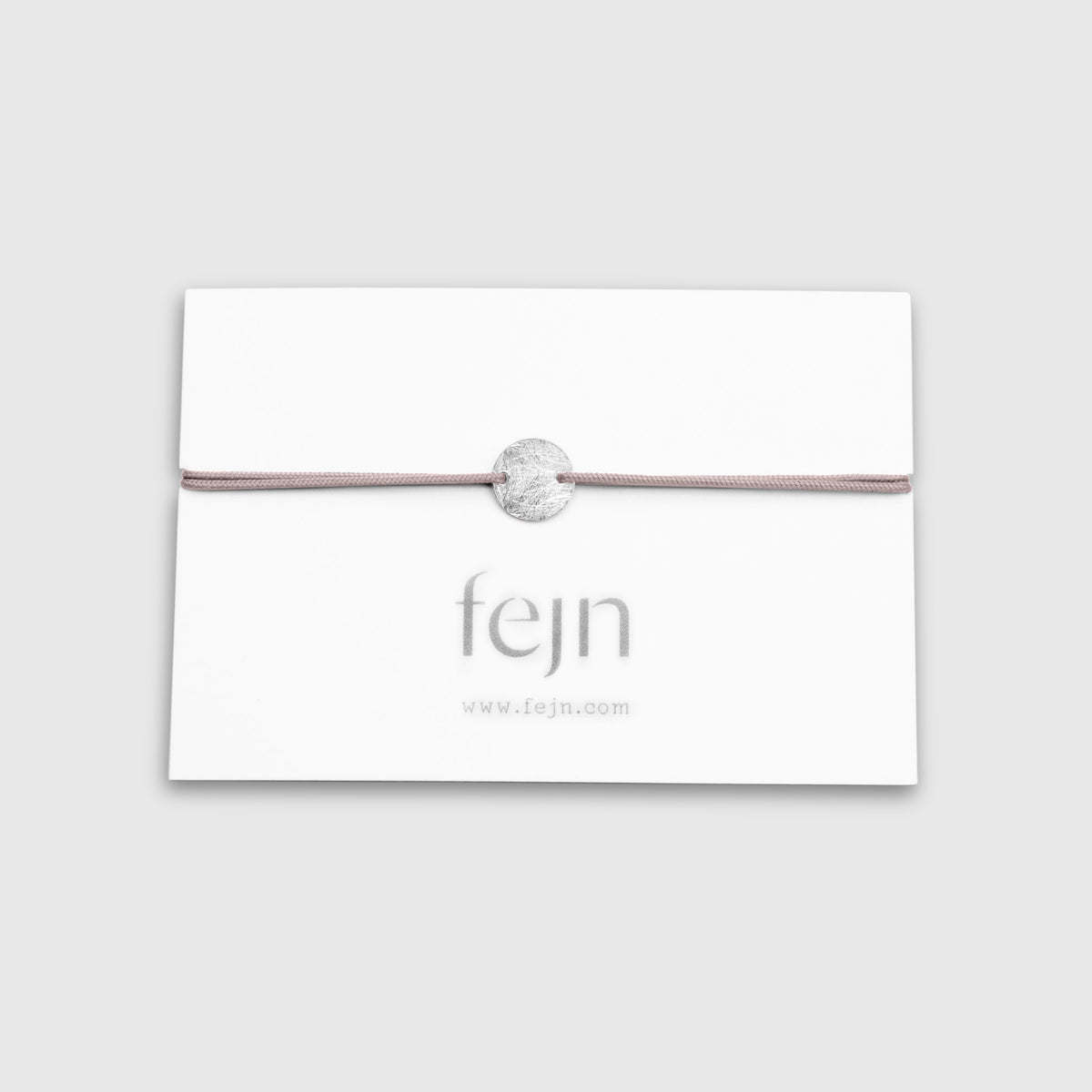 satin disc bracelet