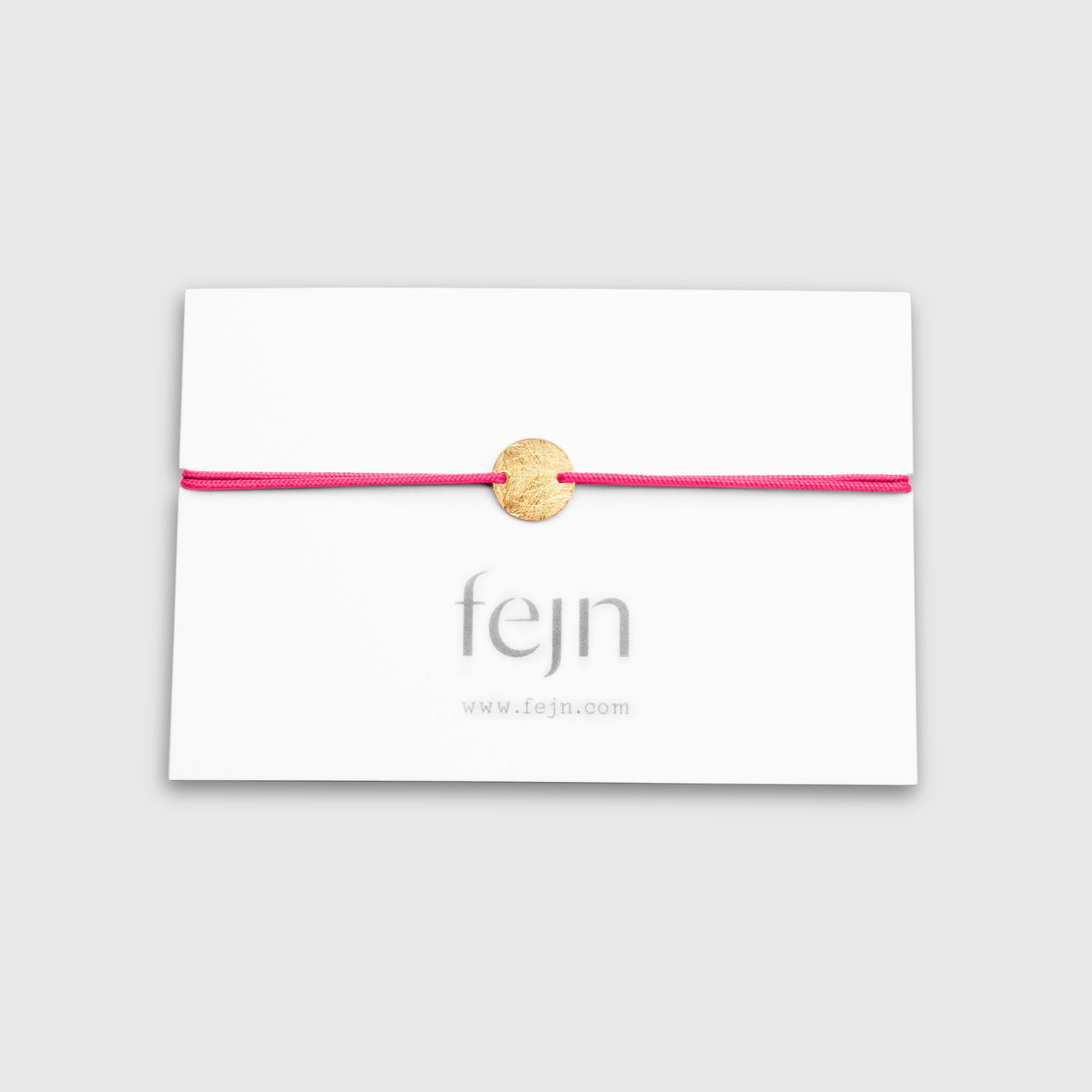 satin disc bracelet