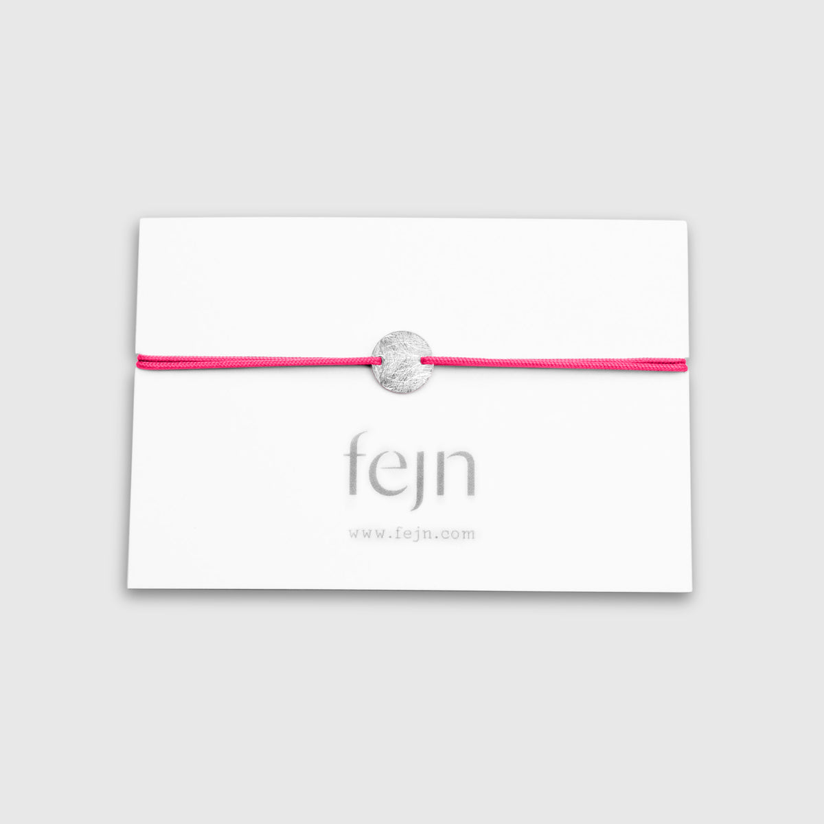 satin disc bracelet