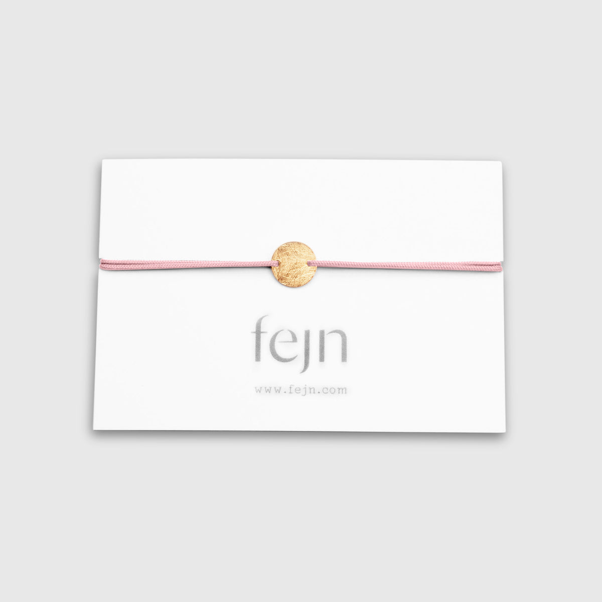 satin disc bracelet