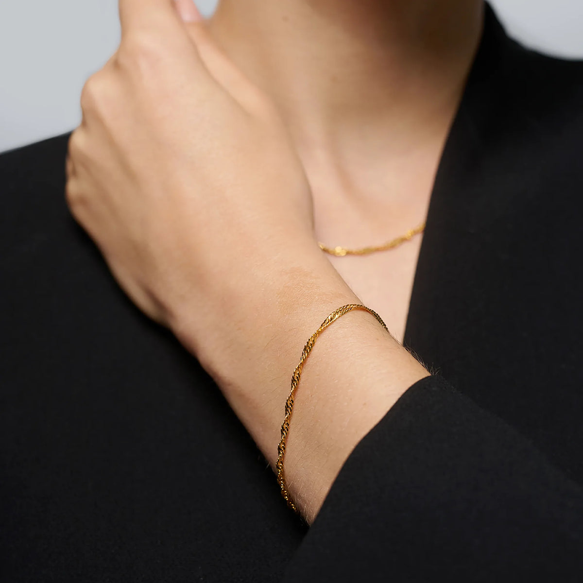 twisted chain bracelet