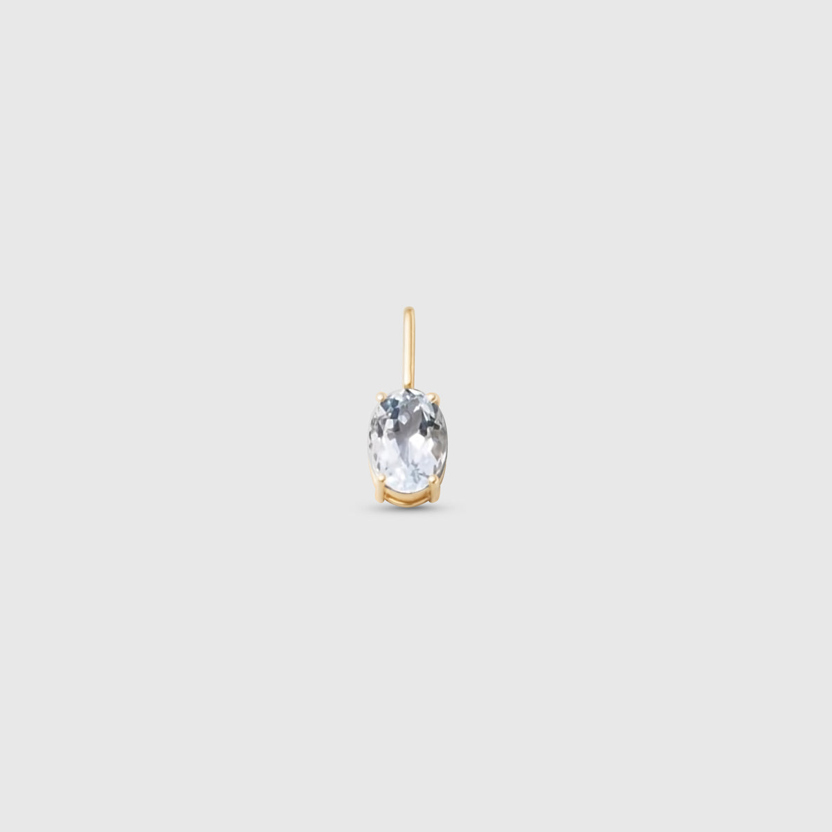 birthstone necklace | solid gold