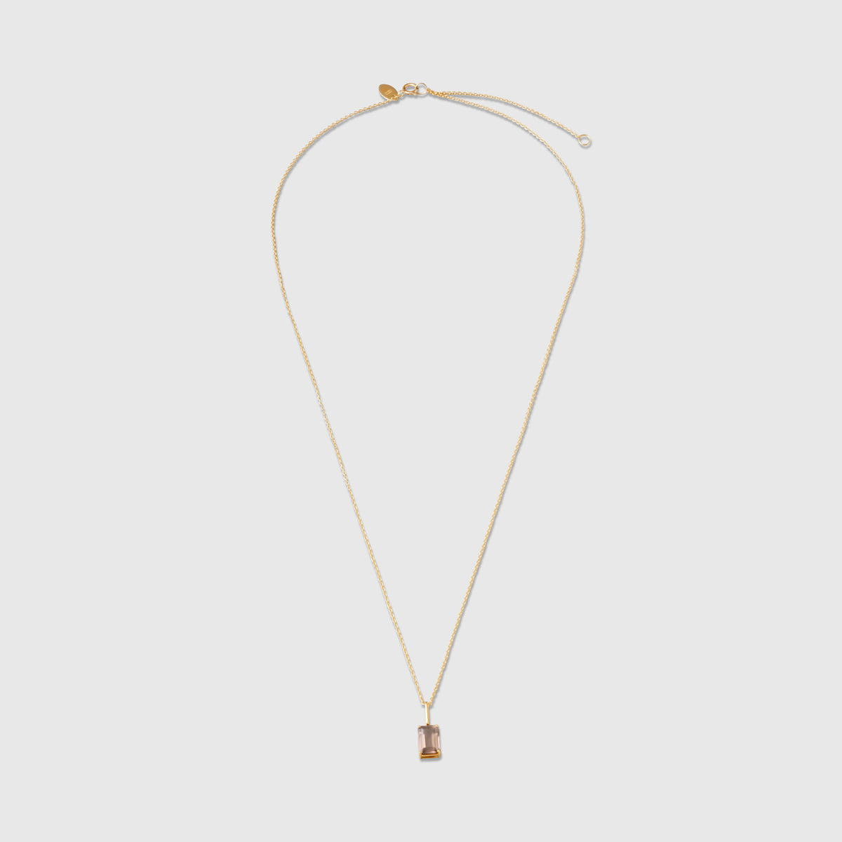 birthstone necklace | solid gold