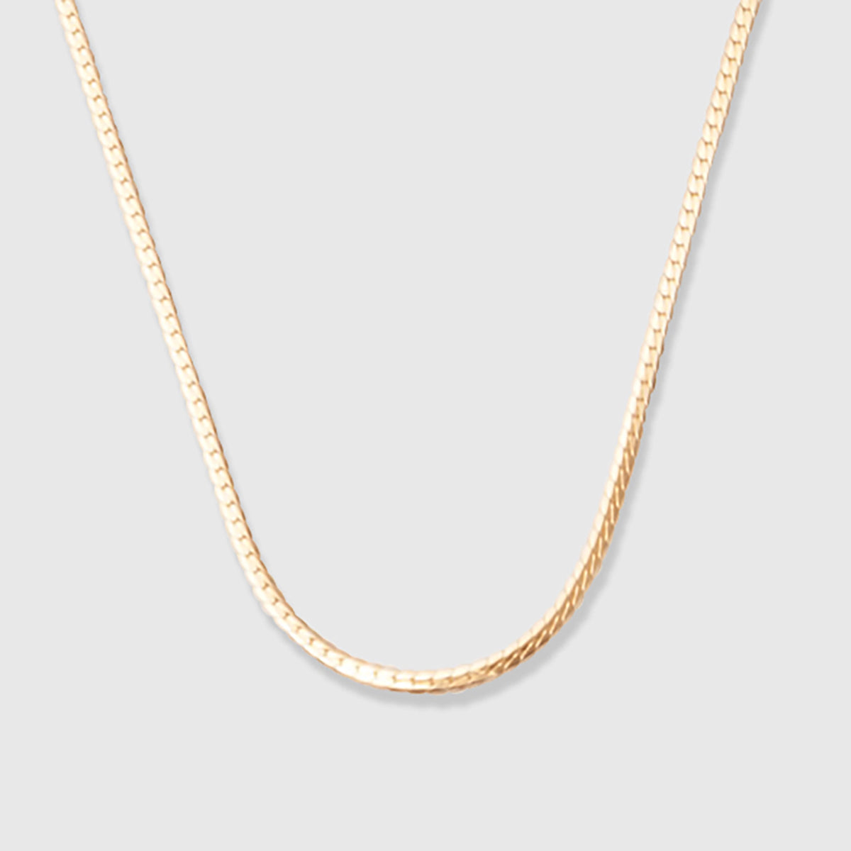 small flat choker necklace