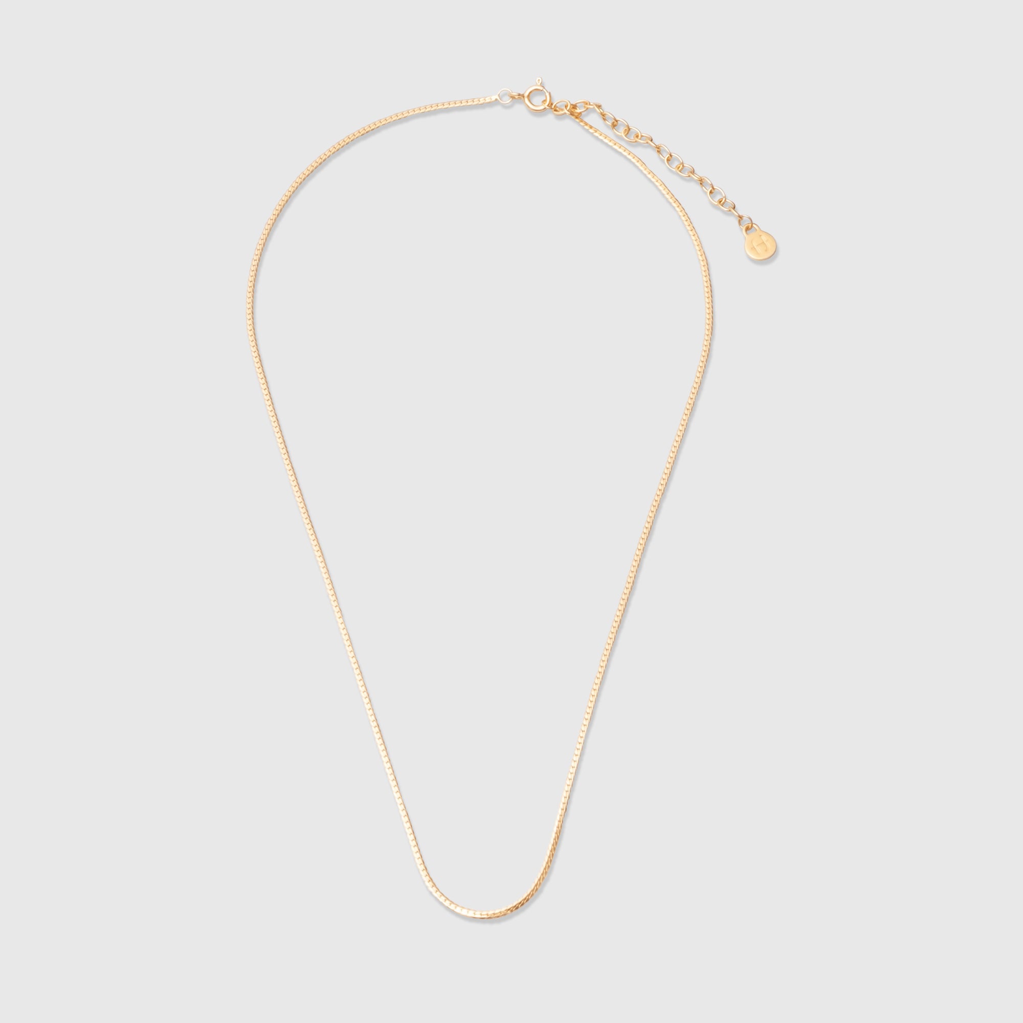 small flat choker necklace