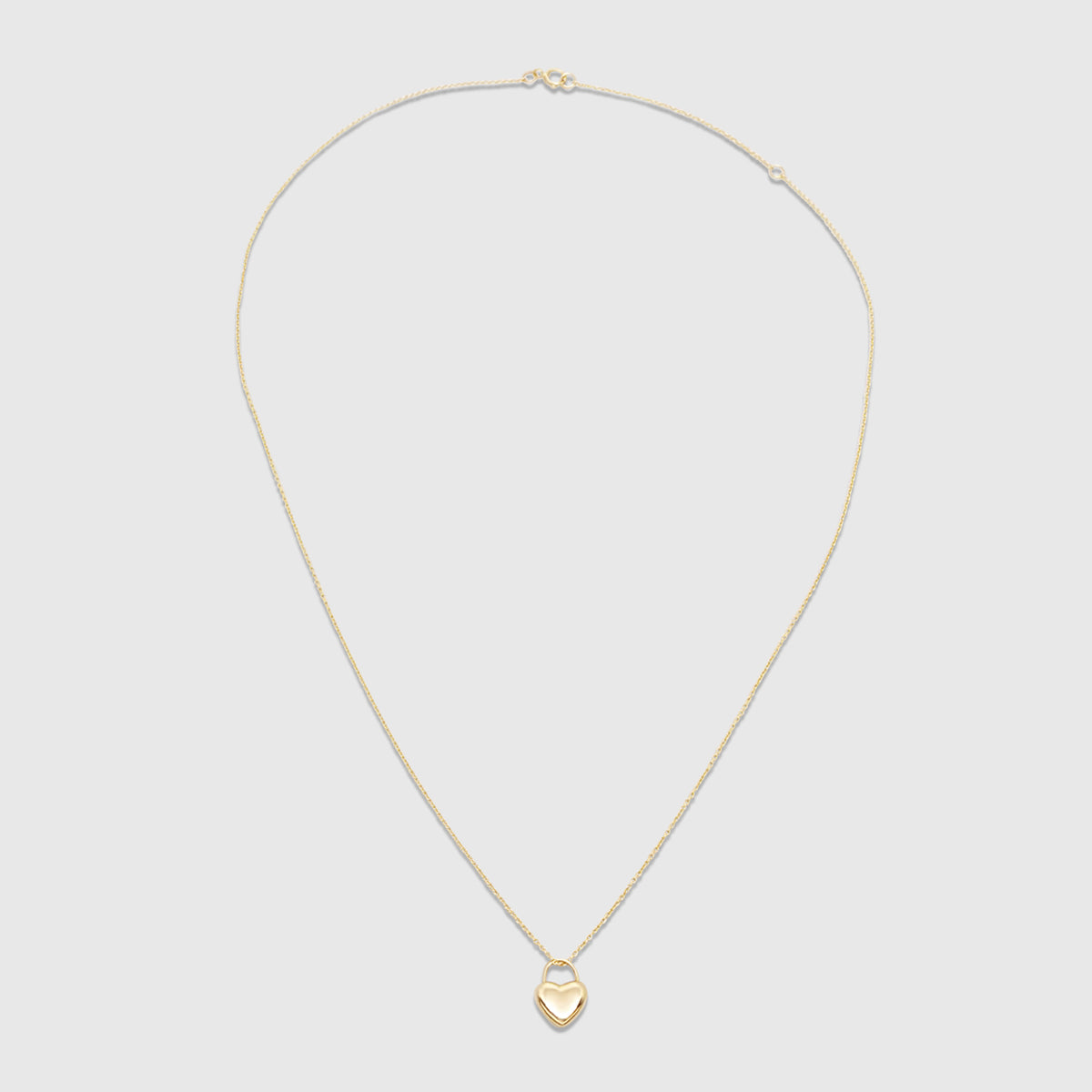 heart necklace | solid gold