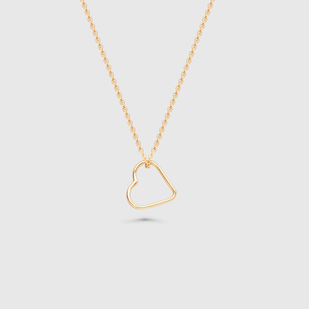 open heart necklace - M / L