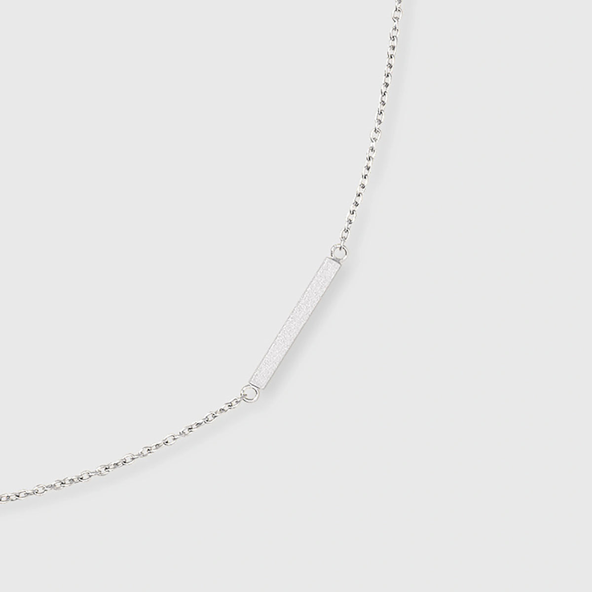 satin bar necklace