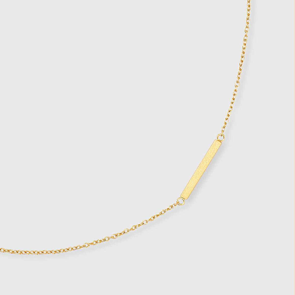 satin bar necklace
