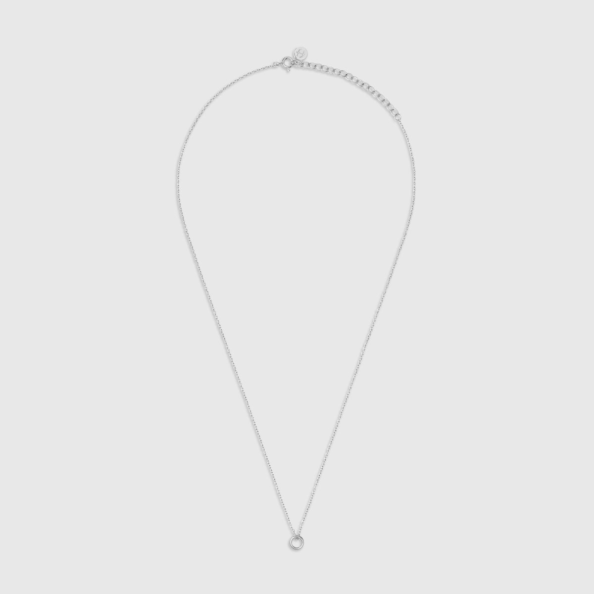 small circle necklace