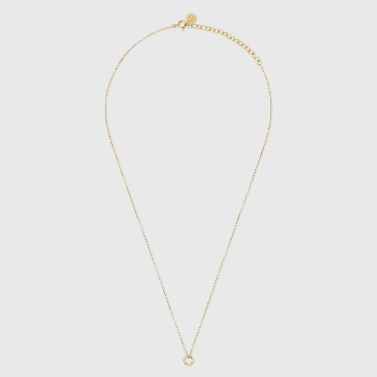 small circle necklace