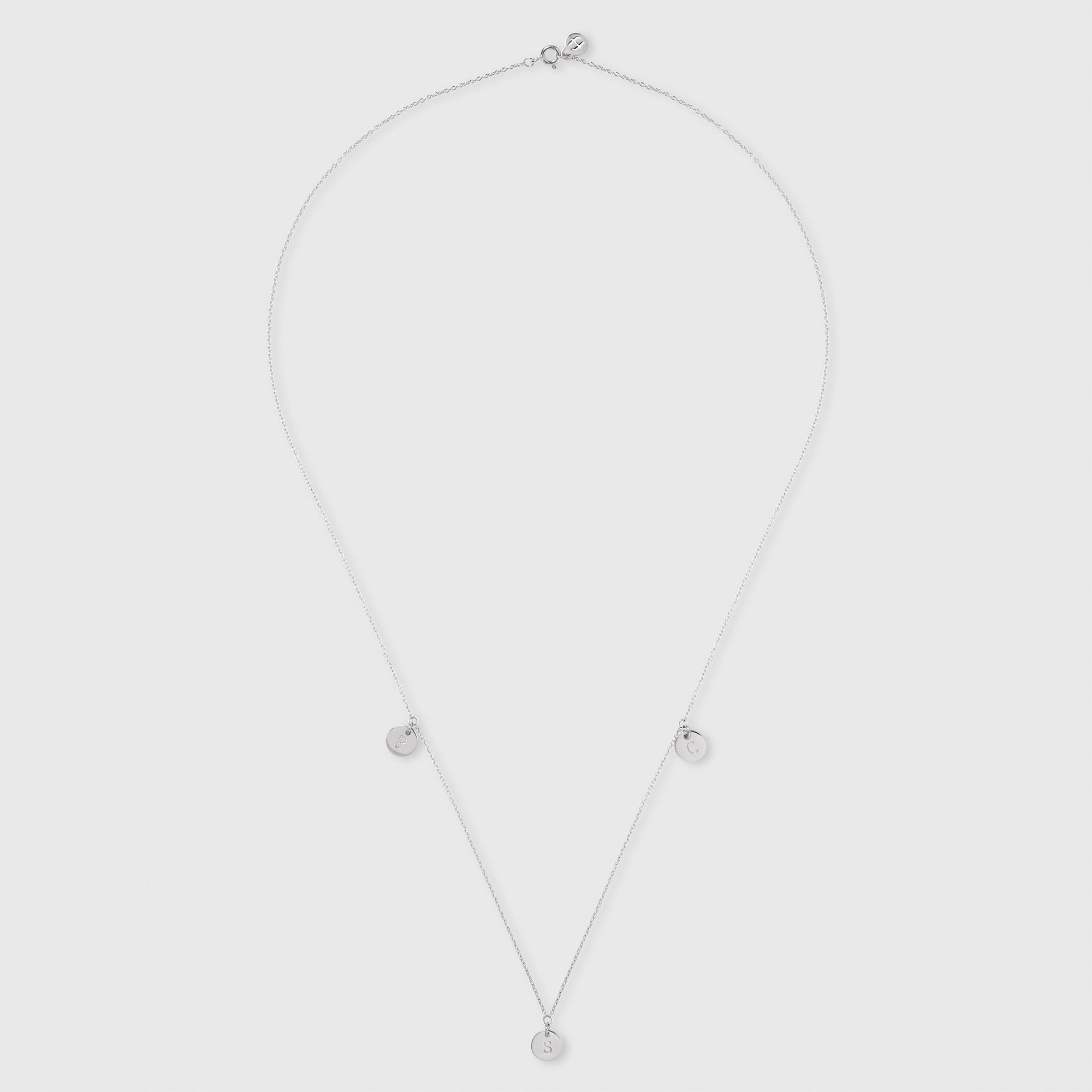 station disc necklace M/L - personalized