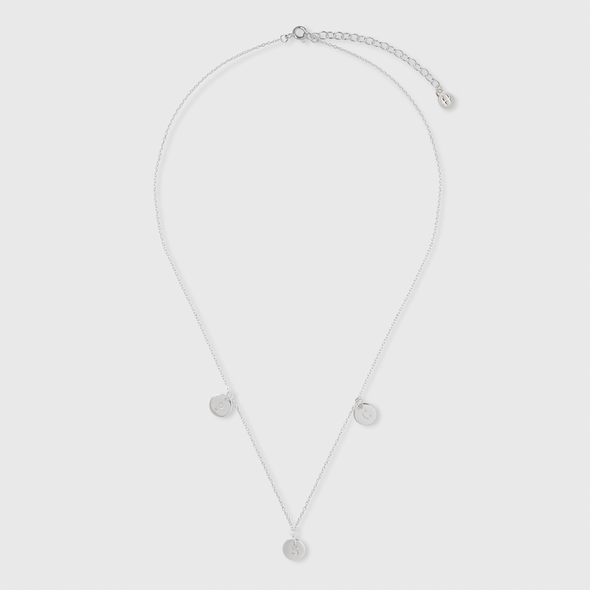 station disc necklace M/L - personalized