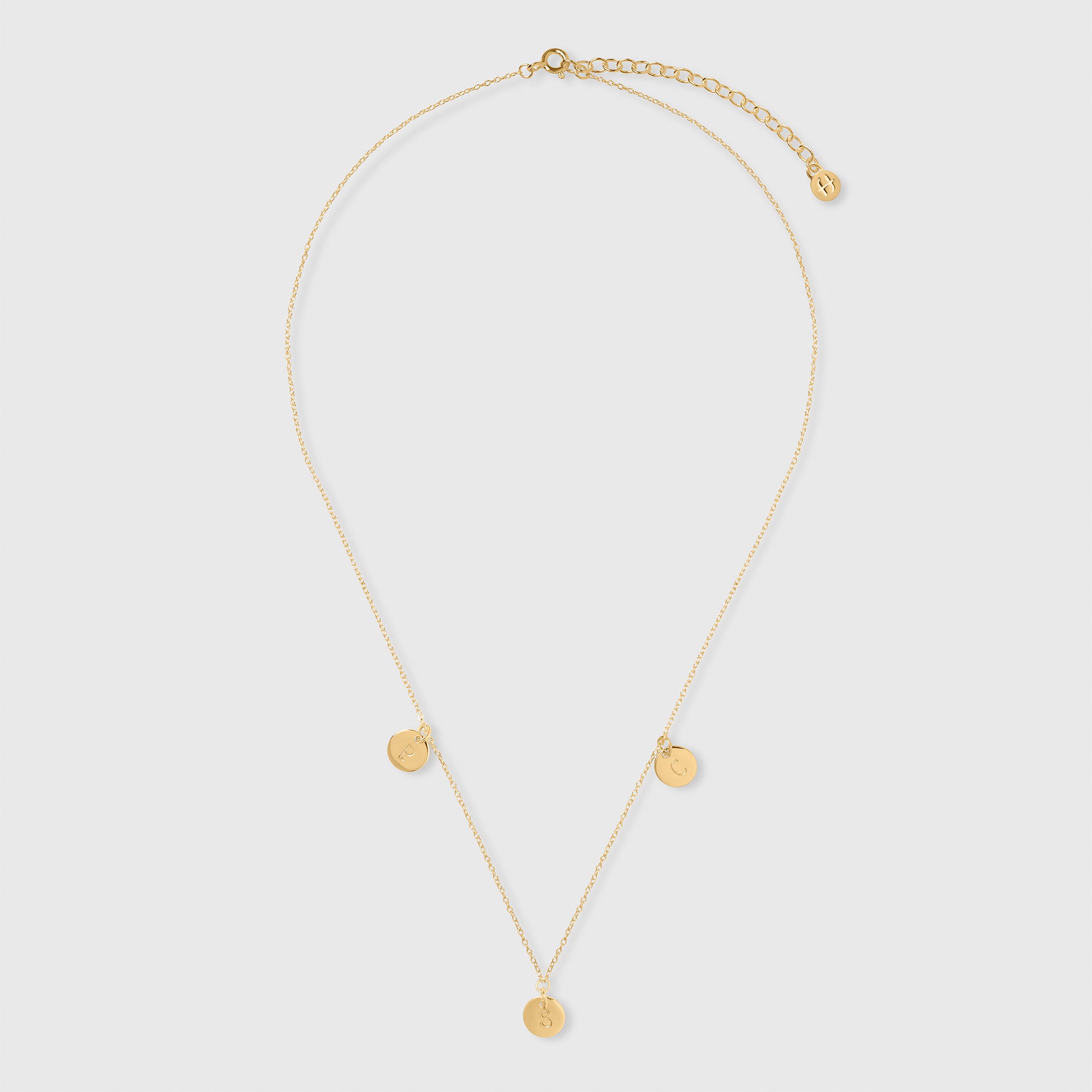 station disc necklace M/L - personalized