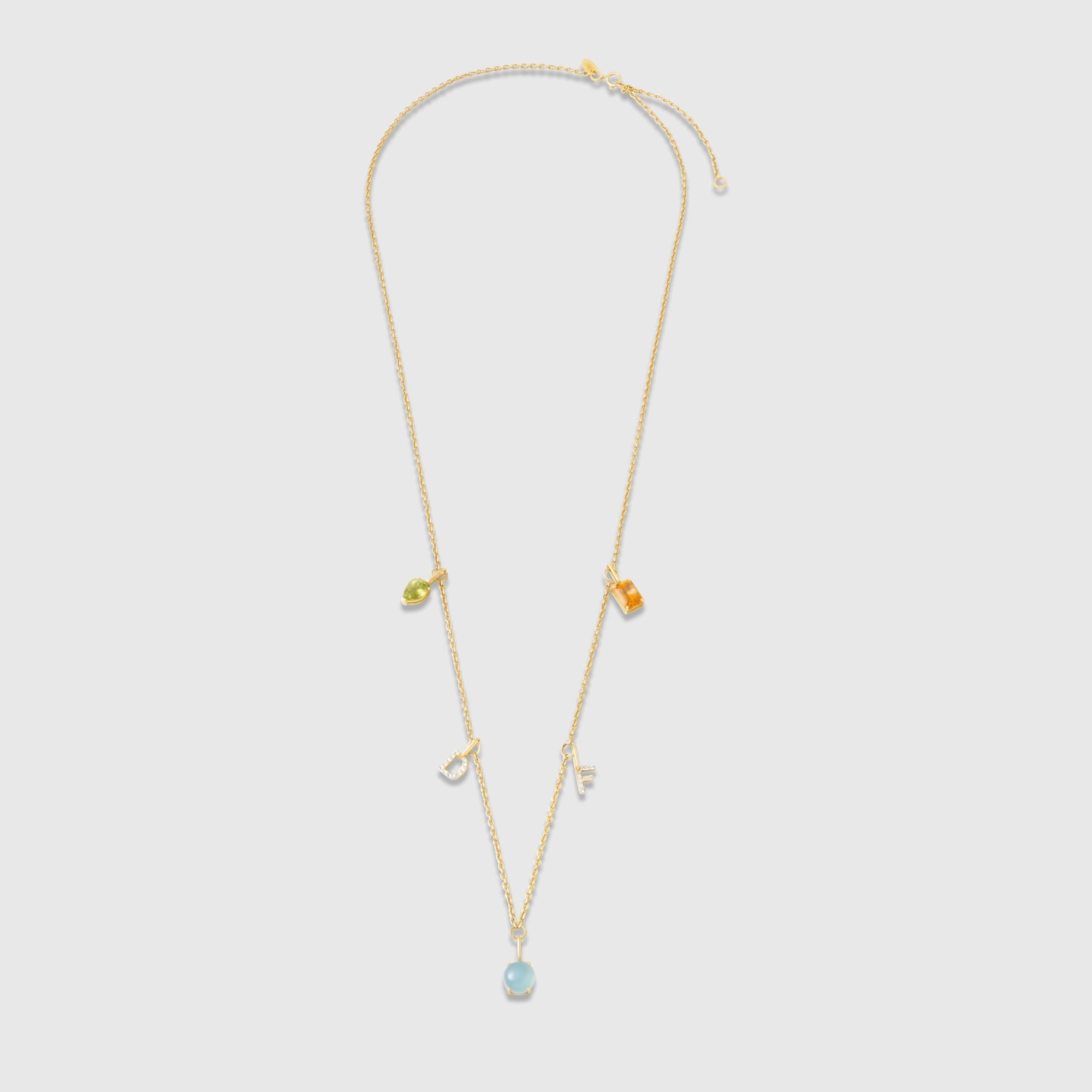 talisman necklace | solid gold