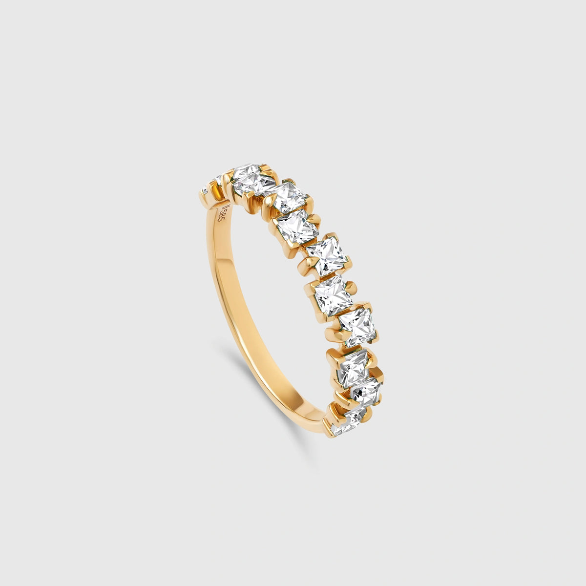 the diamond princess ring | solid gold