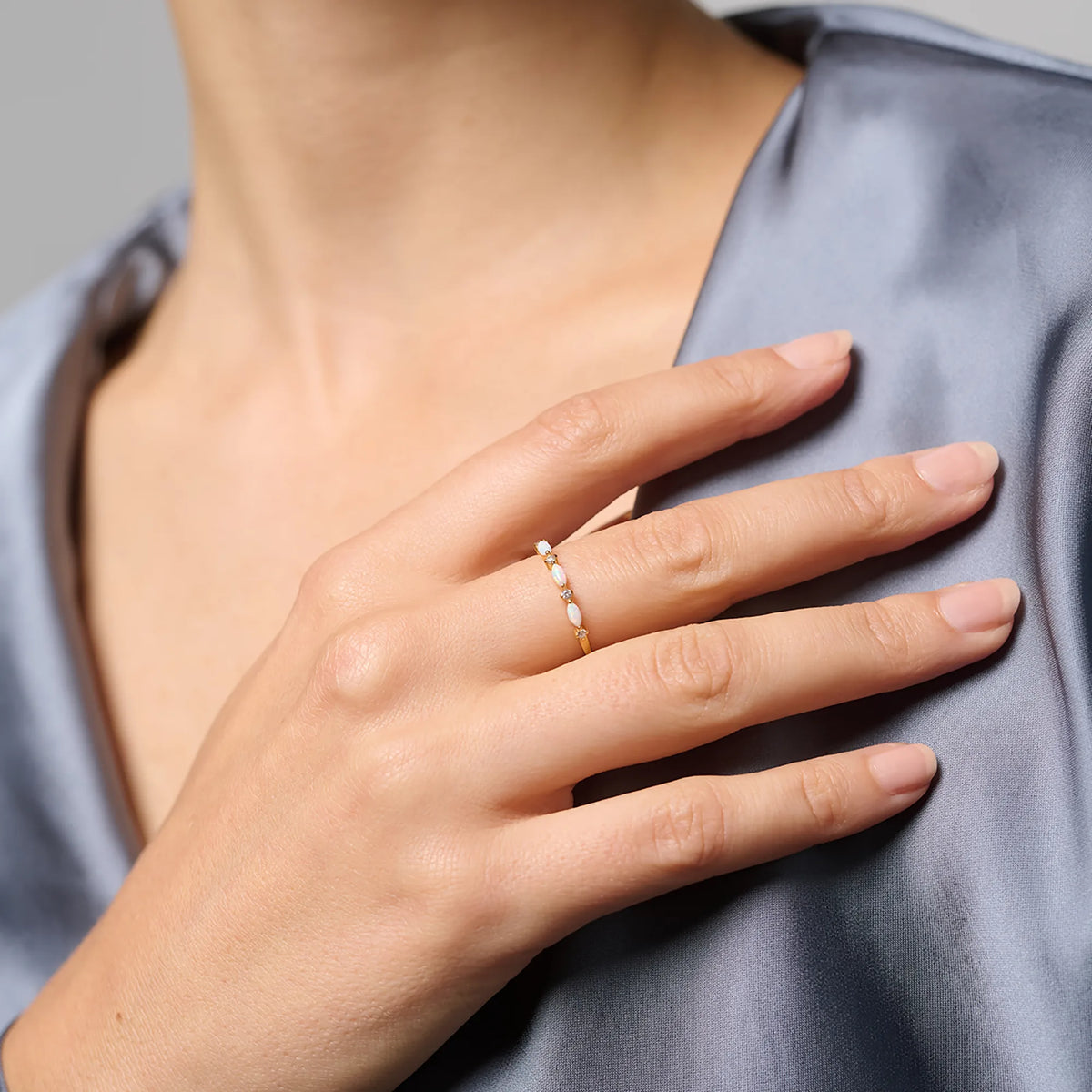 opal sparkle ring