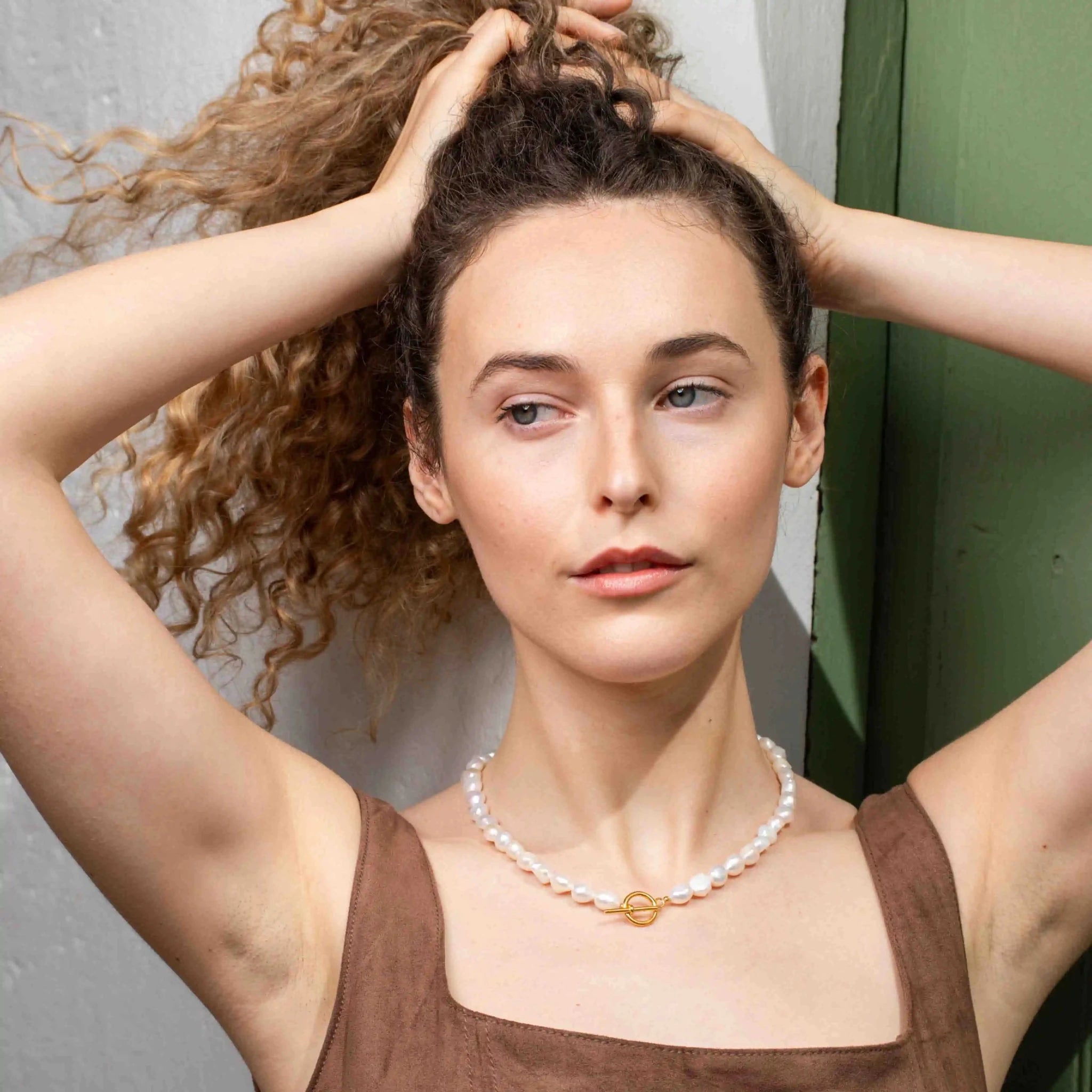 chunky pearl necklace
