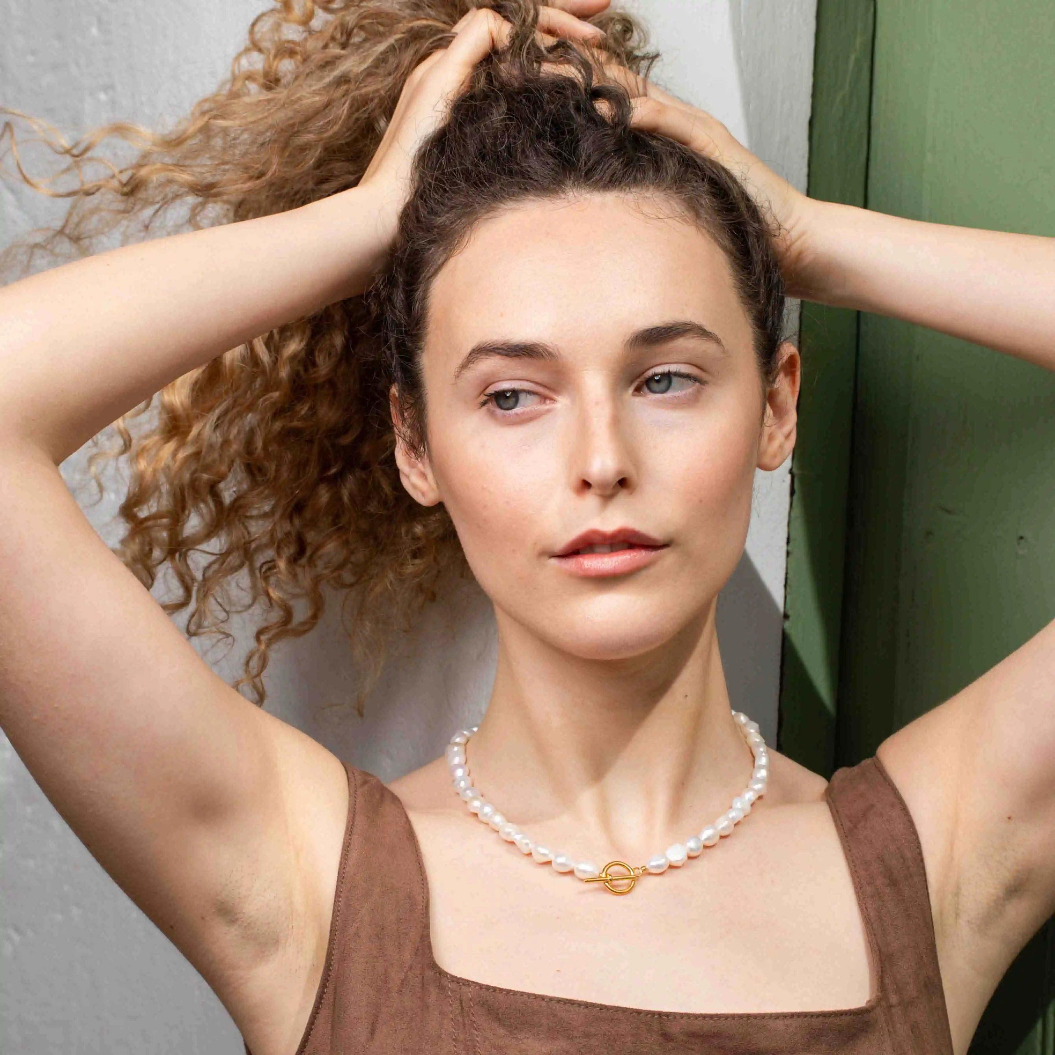 chunky pearl necklace