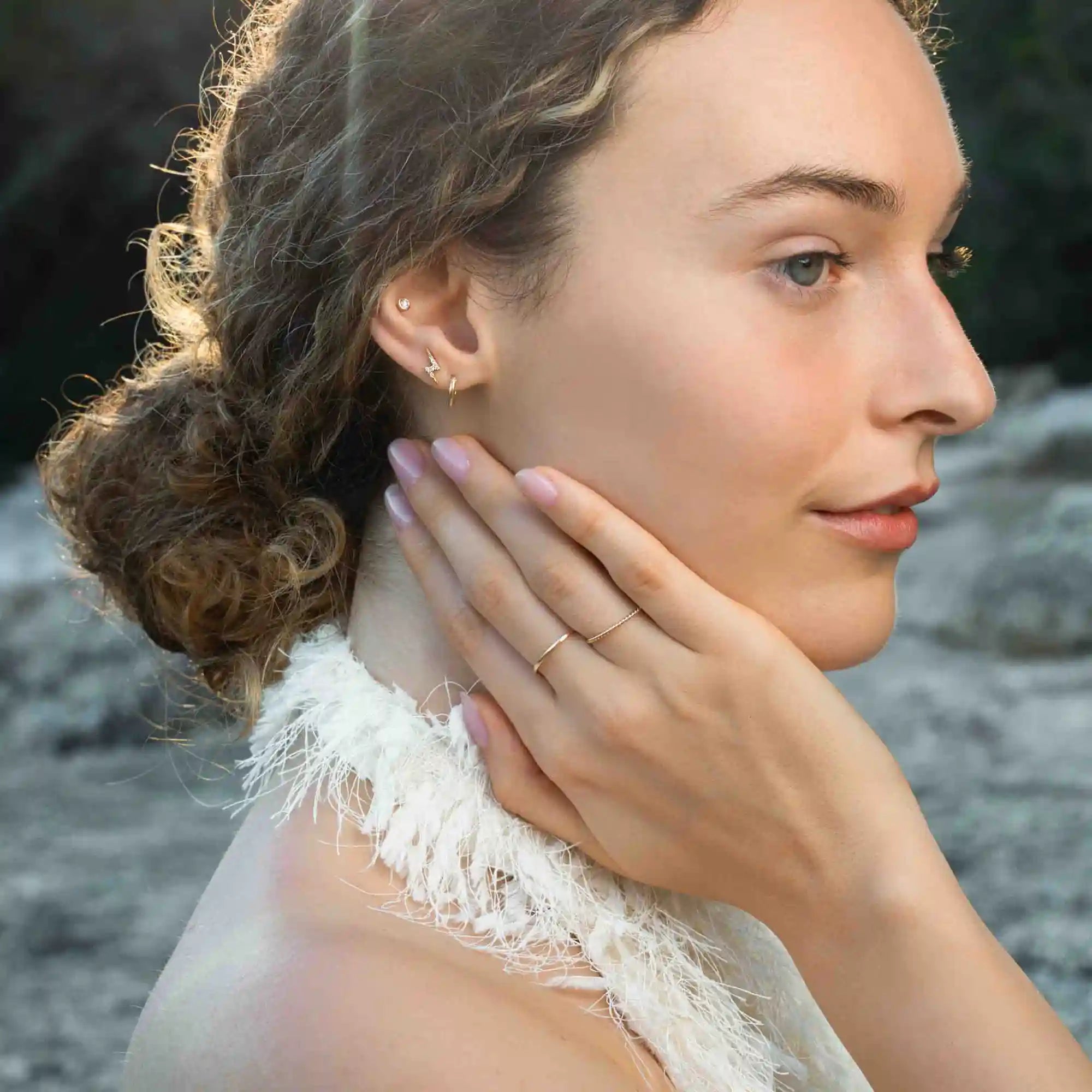 bold single ring | solid gold