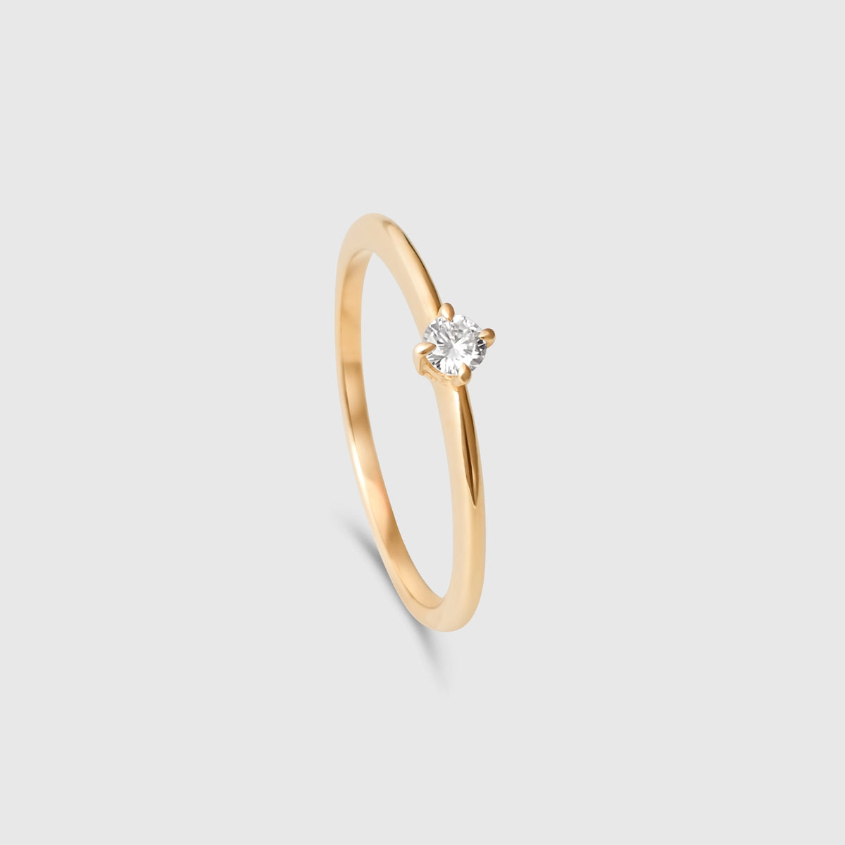 the classic engagement ring | solid gold
