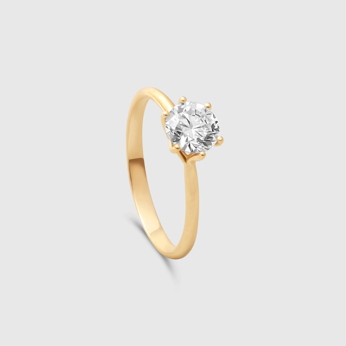 the eternal engagement ring | solid gold