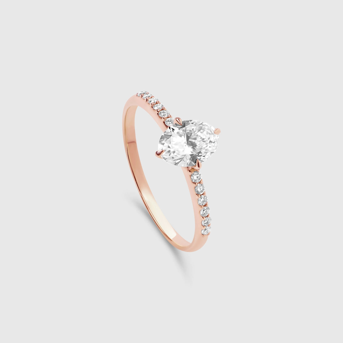 the grande engagement ring | solid gold