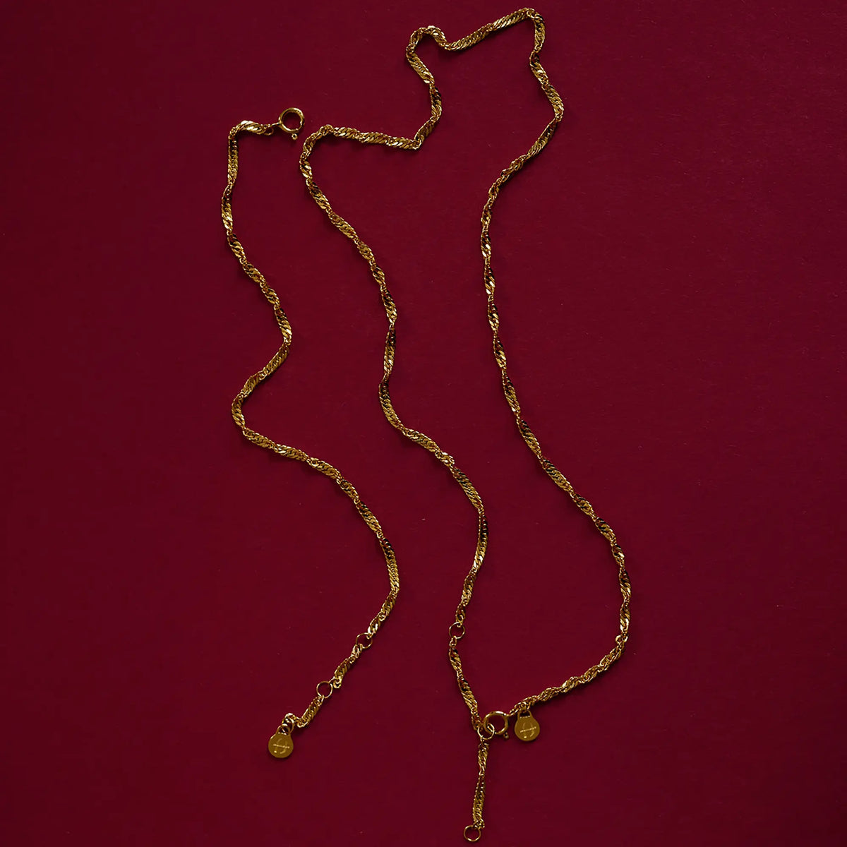 twisted chain necklace