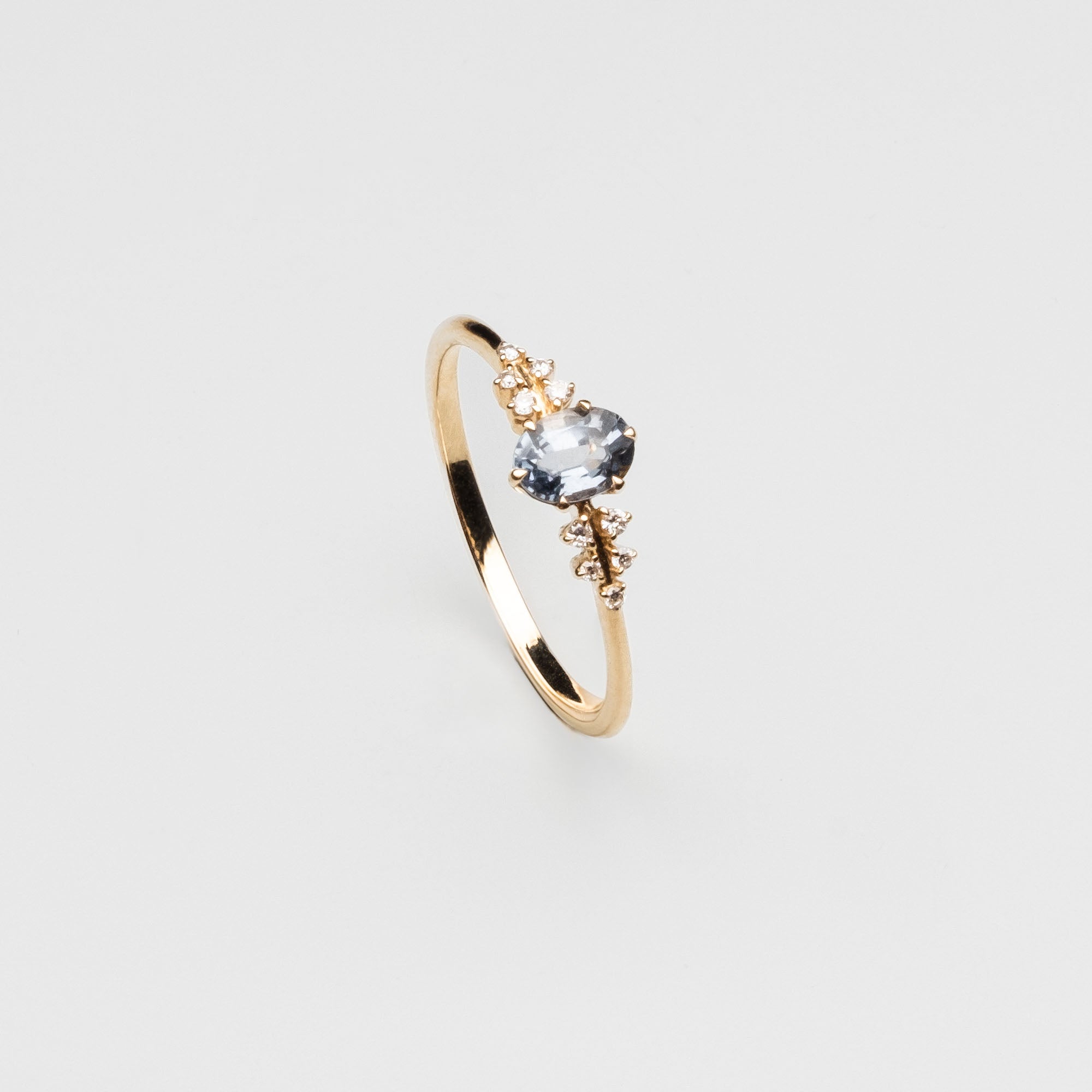 the iconic spinel engagement ring | solid gold