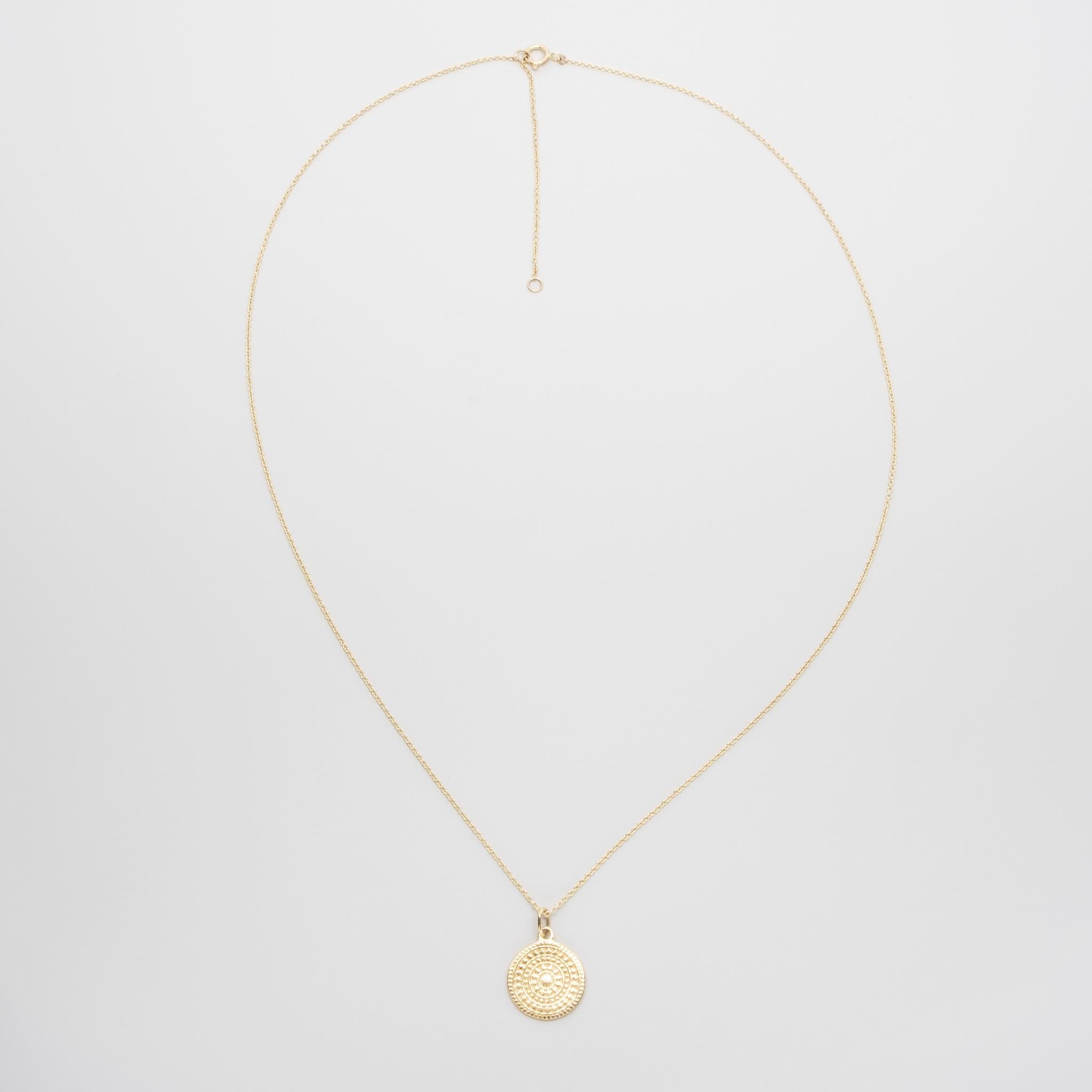 ornament necklace | solid gold