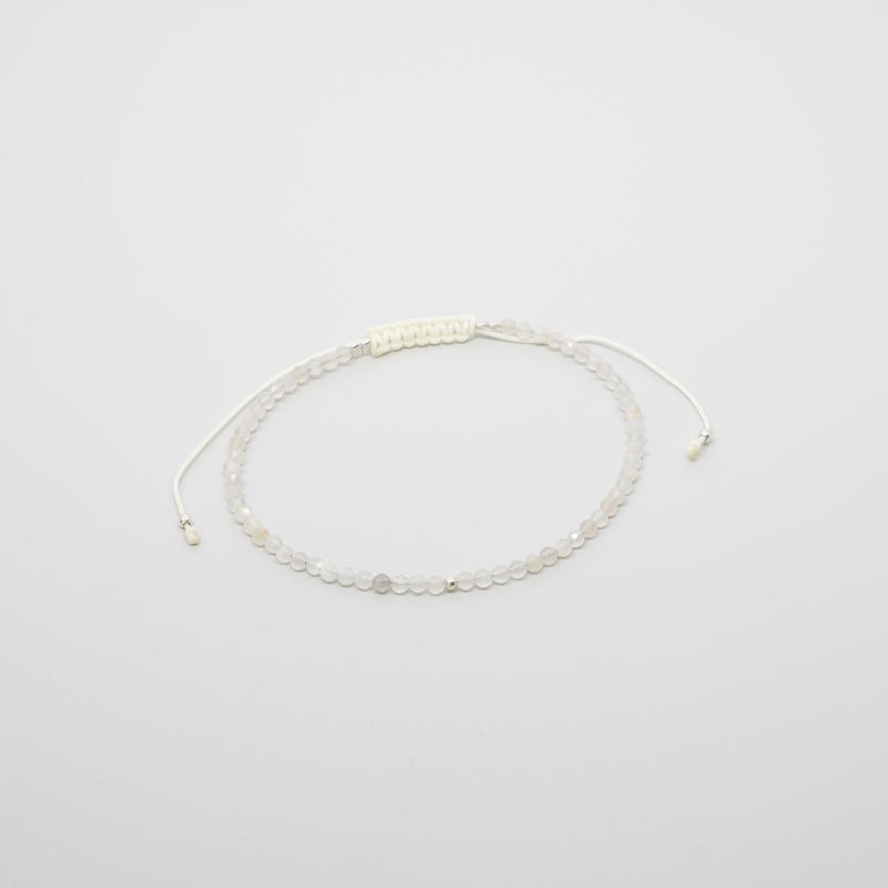armband geburtsstein April Mondstein silber