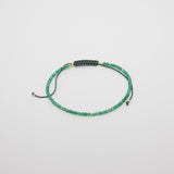 armband geburtsstein birthstone bracelet Mai Onyx green gold