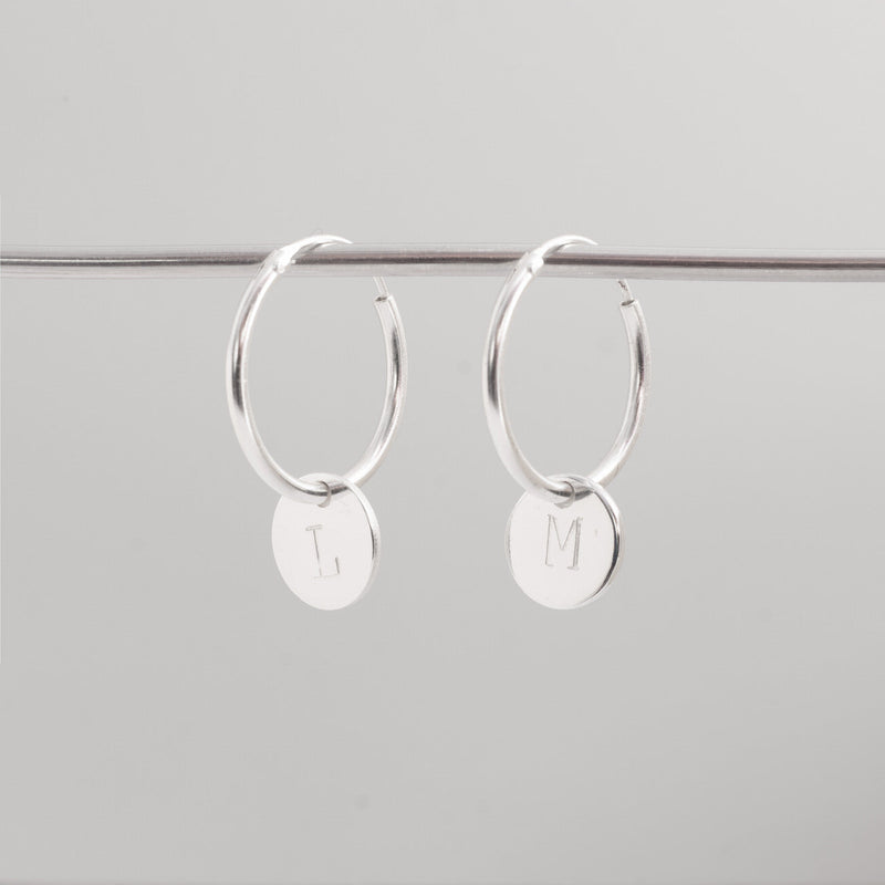 disc hoop charms - personalized