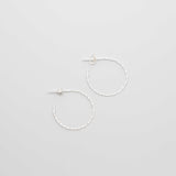 tiny twisted hoop - XS / M