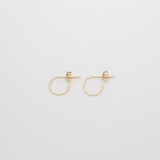 tiny twisted hoop - XS / M