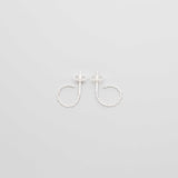 tiny twisted hoop - XS / M
