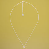 small circle necklace