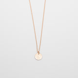 shiny disc necklace - M/L - personalized