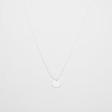 shiny disc necklace - M/L - personalized