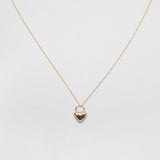 heart necklace | solid gold