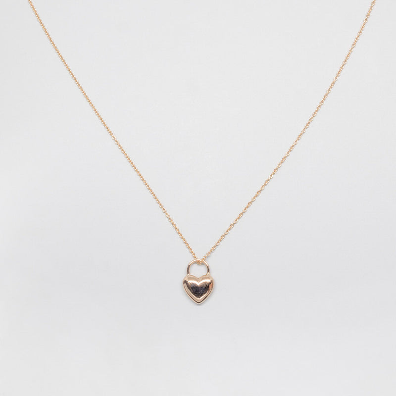 heart necklace | solid gold