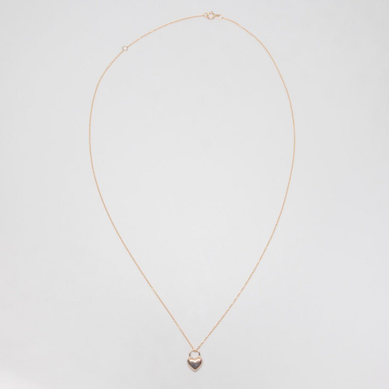 heart necklace | solid gold