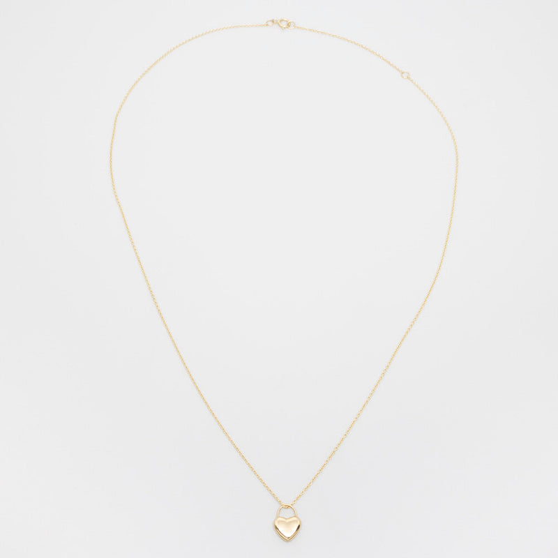 heart necklace | solid gold