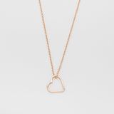 heart necklace - M / L
