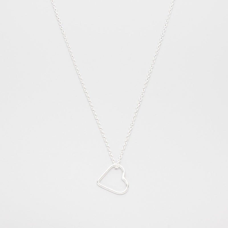 open heart necklace - M / L