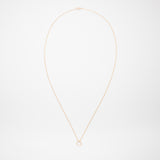 small circle necklace | solid gold