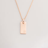 tag necklace - personalized