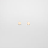 satin dot stud | solid gold
