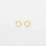satin circle stud