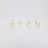 letter charm | solid gold